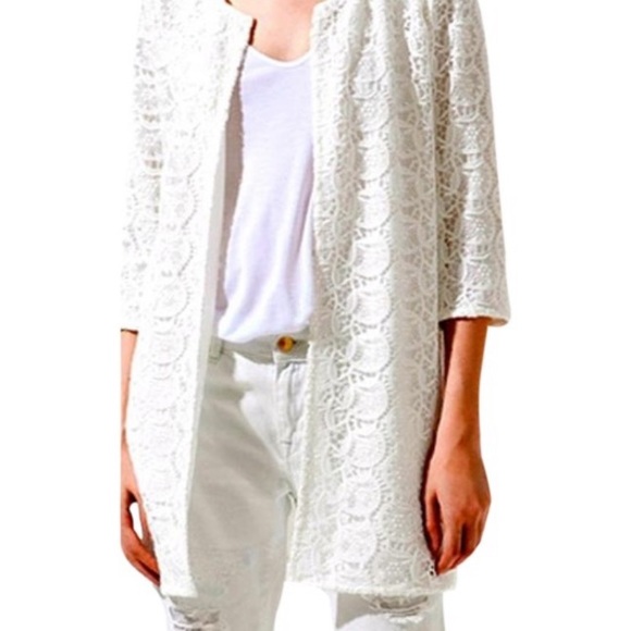 Zara Jackets & Blazers - 💗ZARA NEW Long Lace Jacket